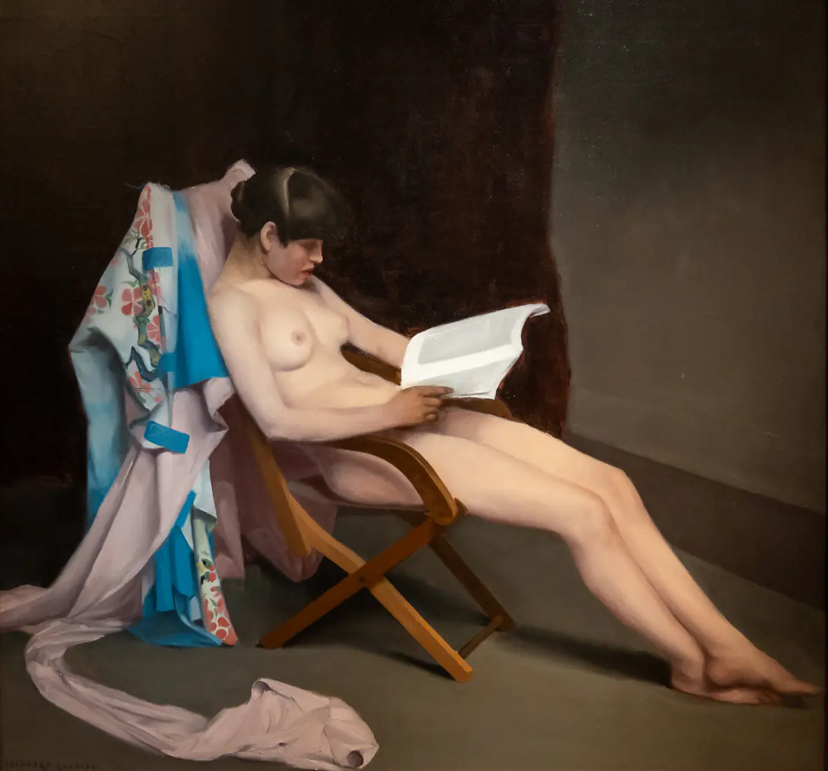 La fille qui lit - Théodore Roussel
