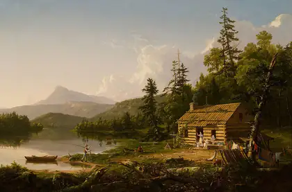 Maison dans les bois - Thomas Cole
