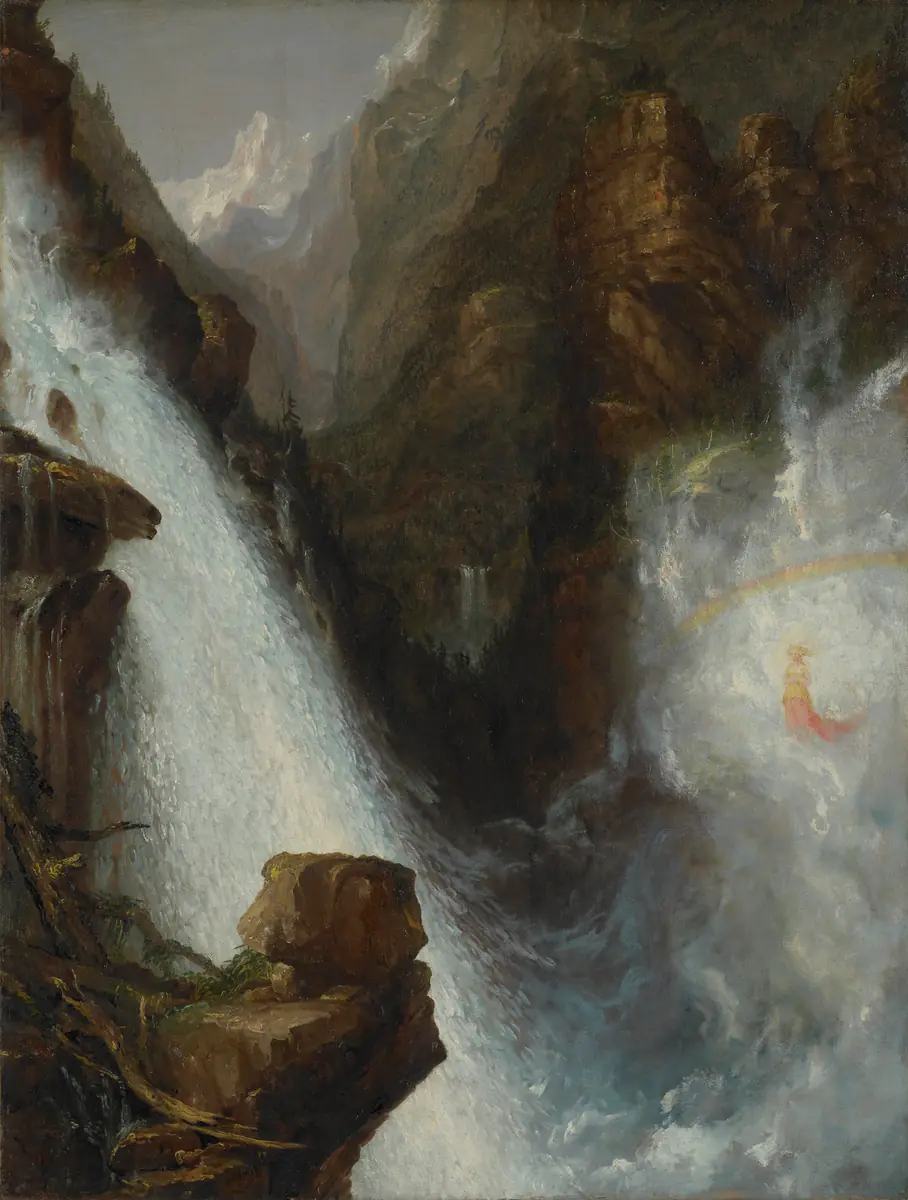 Scène du Manfred de Byron - Thomas Cole