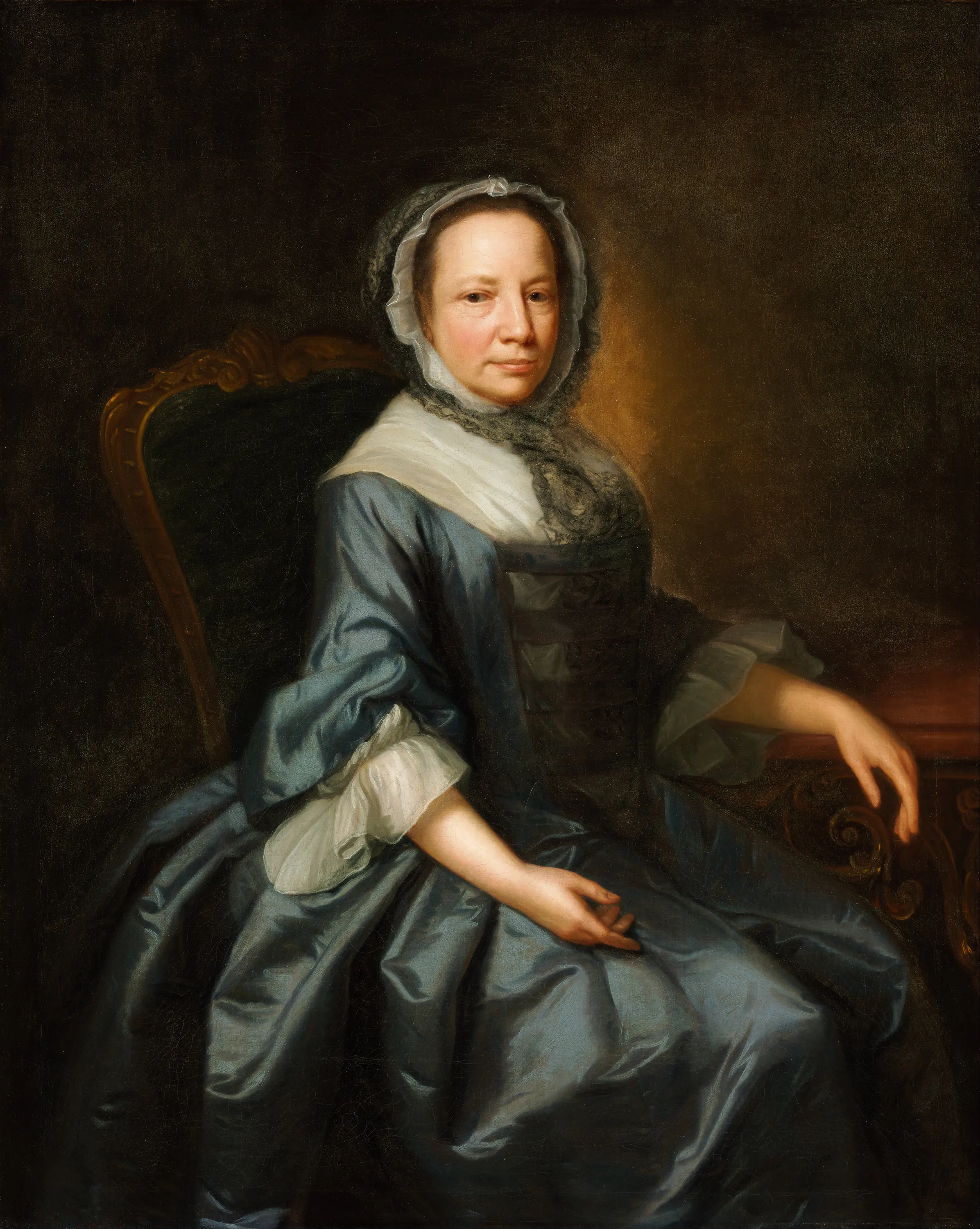 Portrait d'une dame - Thomas Hudson