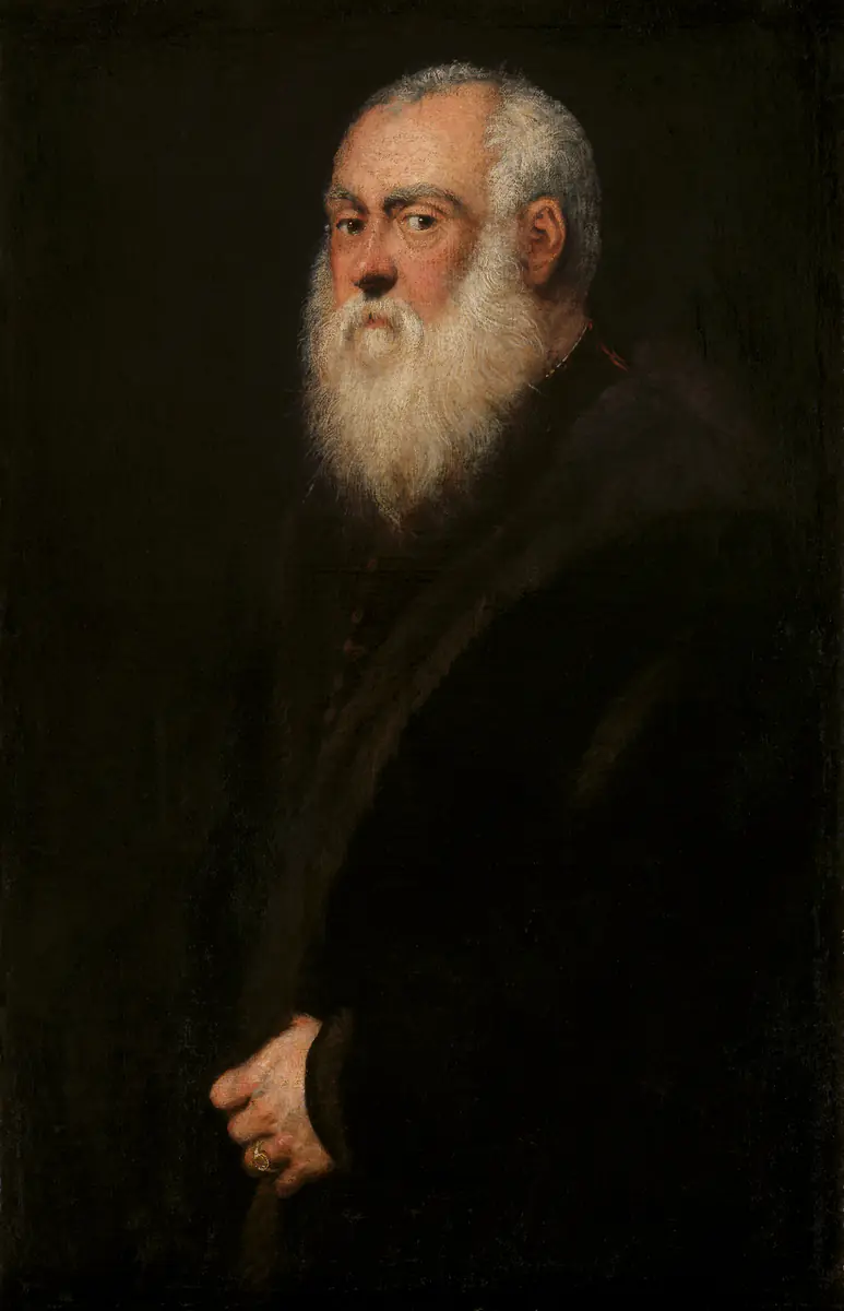 Portrait d'un homme à barbe blanche - Le Tintoret