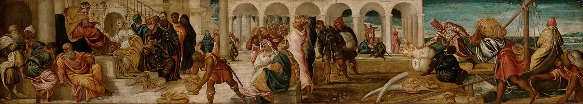 Reine de Saba devant Salomon - Le Tintoret