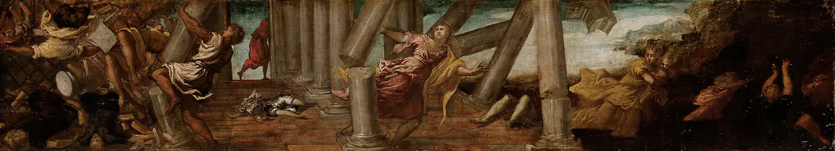 La vengeance de Samson sur les Philistins - Le Tintoret