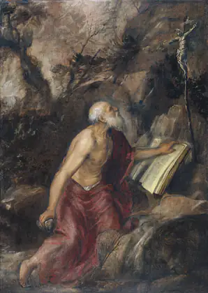 Le pénitent Saint Jérôme - Titien