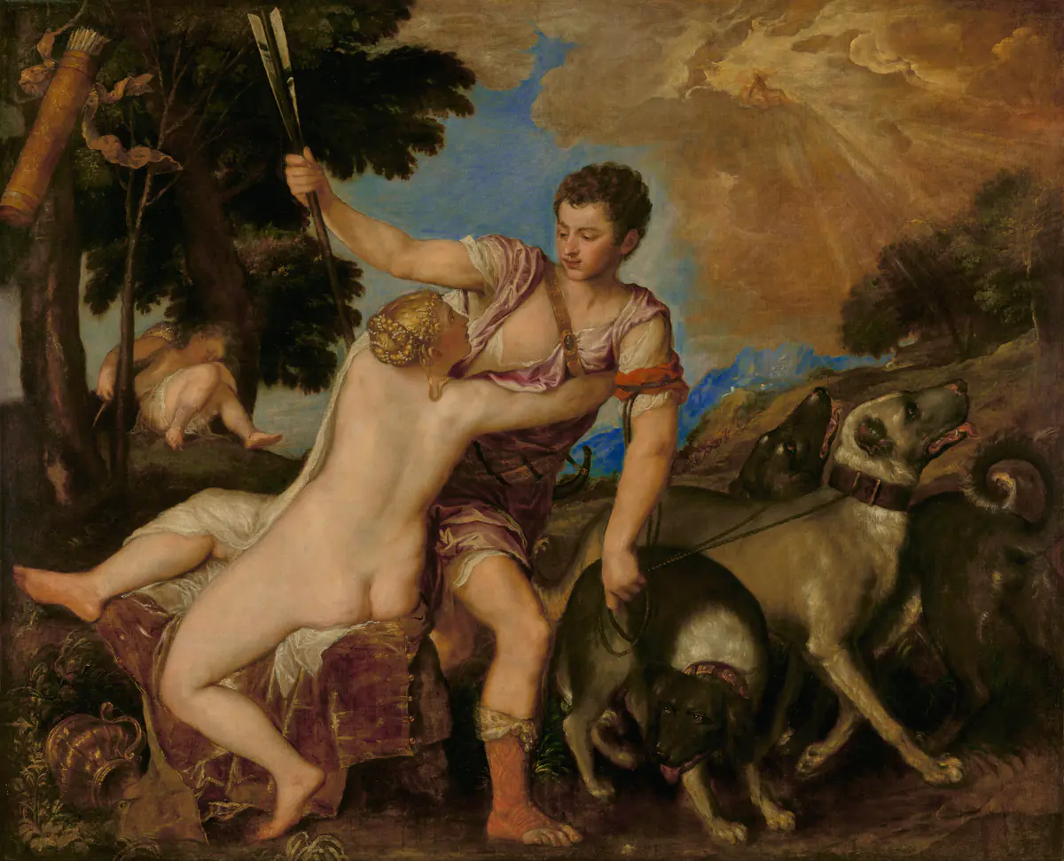 Vénus et Adonis - Titien