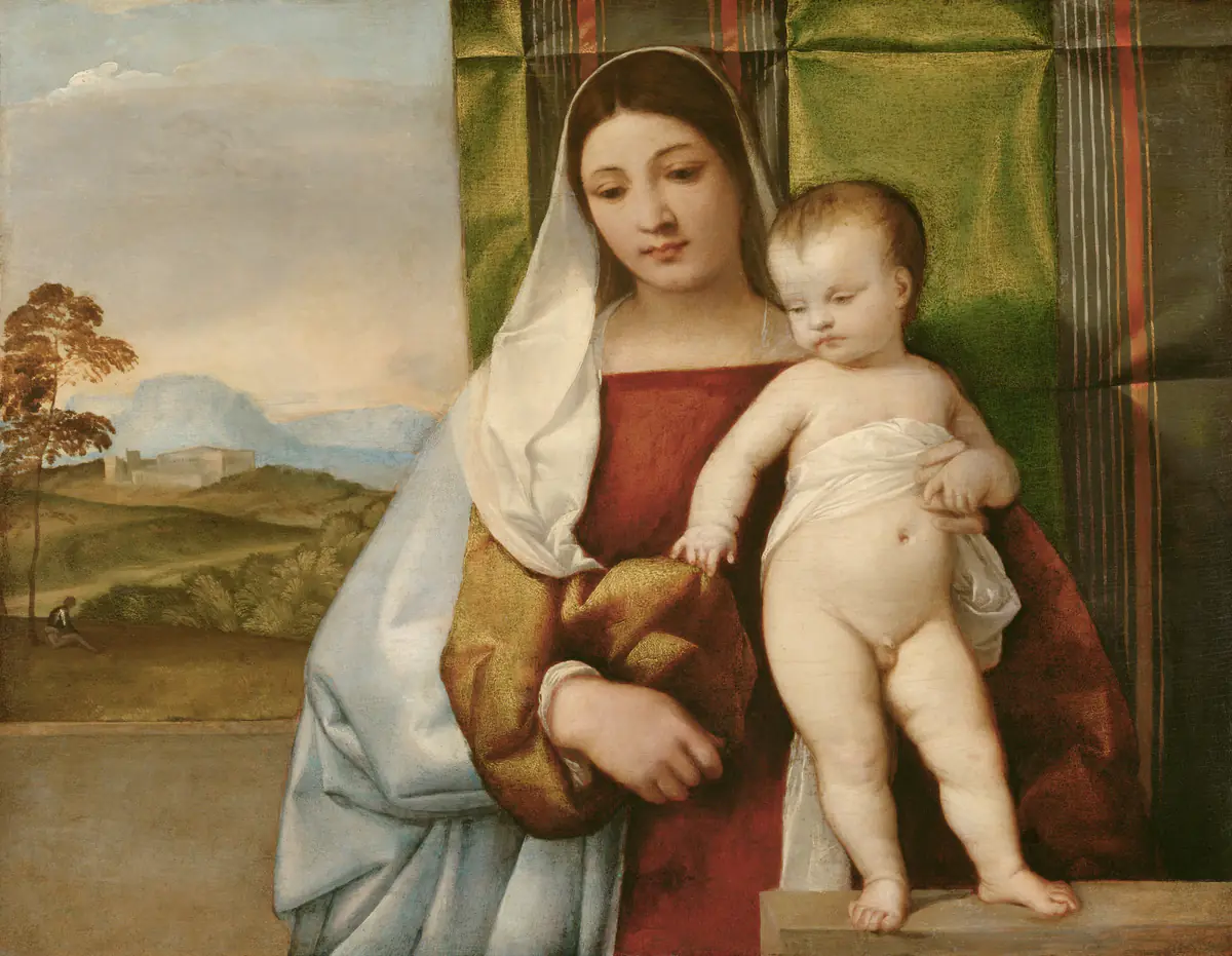 La Vierge au parapet - Titien