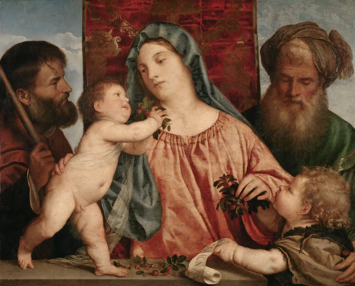 La Vierge aux cerises - Titien
