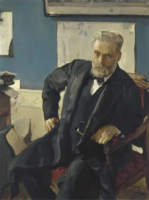 Emanuel Nobel - Valentin Serov