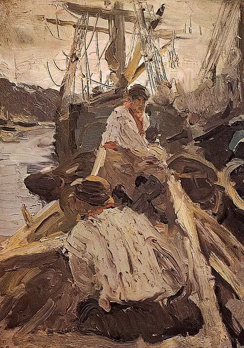Les Pomors - Valentin Serov