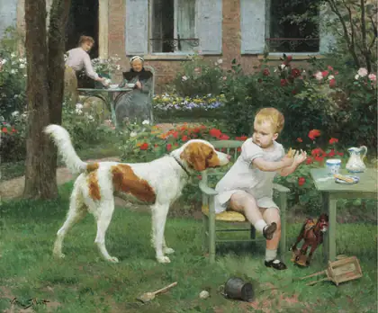 Le goûter du bébé - Victor Gilbert