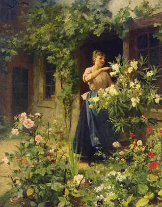 Le jardinage - Victor Gilbert