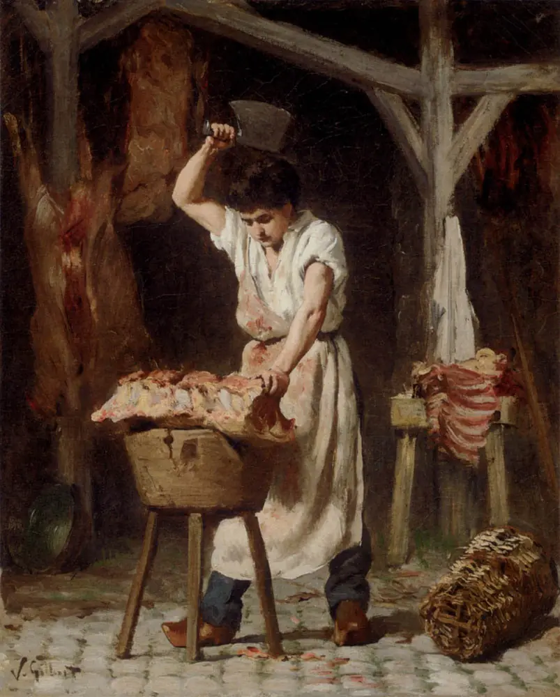 Le jeune boucher - Victor Gilbert