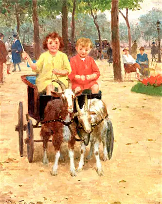 La promenade - Victor Gilbert