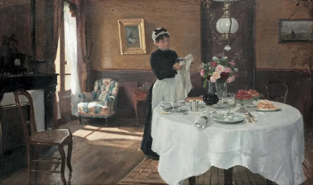 La table mise - Victor Gilbert
