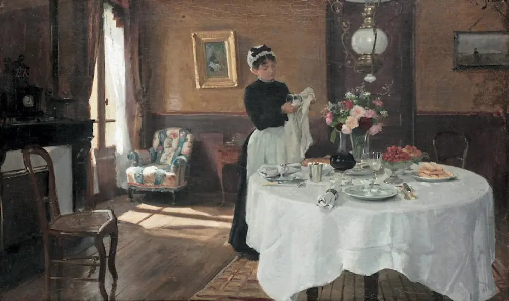 La table mise - Victor Gilbert