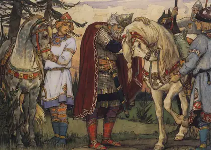 Les Adieux d’Oleg à son cheval - Viktor Vasnetsov