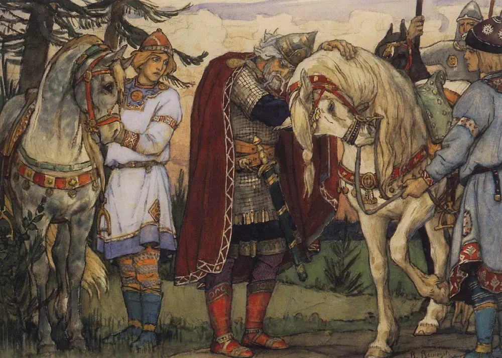 Les Adieux d’Oleg à son cheval - Viktor Vasnetsov