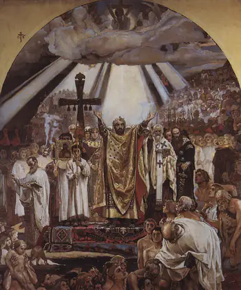 Le Baptême de la Rus’ - Viktor Vasnetsov