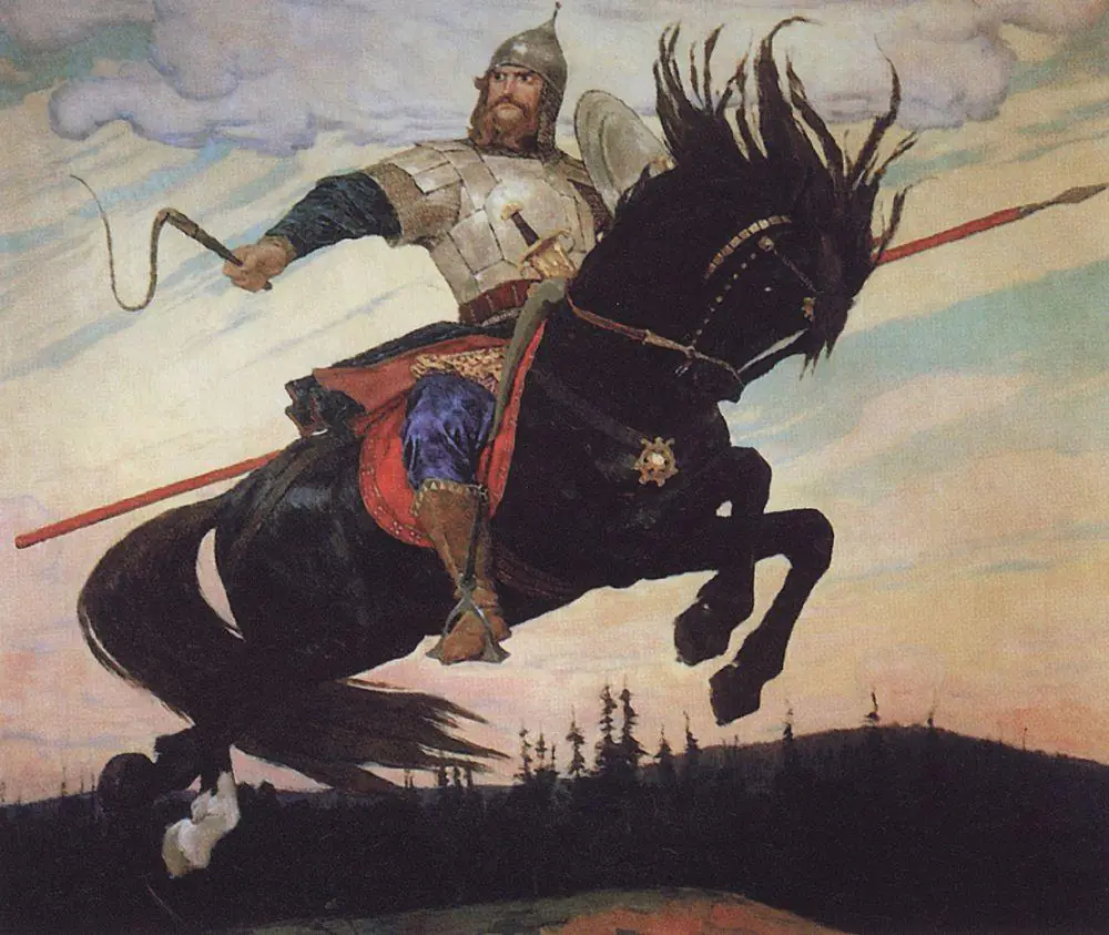 Le Cavalier au galop - Viktor Vasnetsov