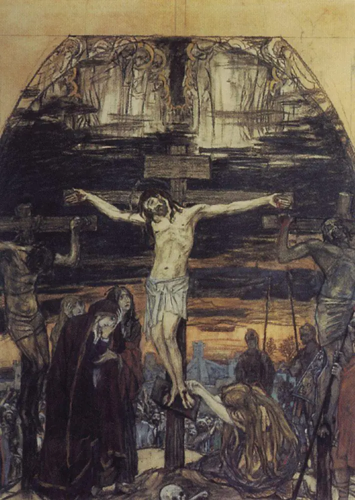 La Crucifixion : composition monumentale - Viktor Vasnetsov