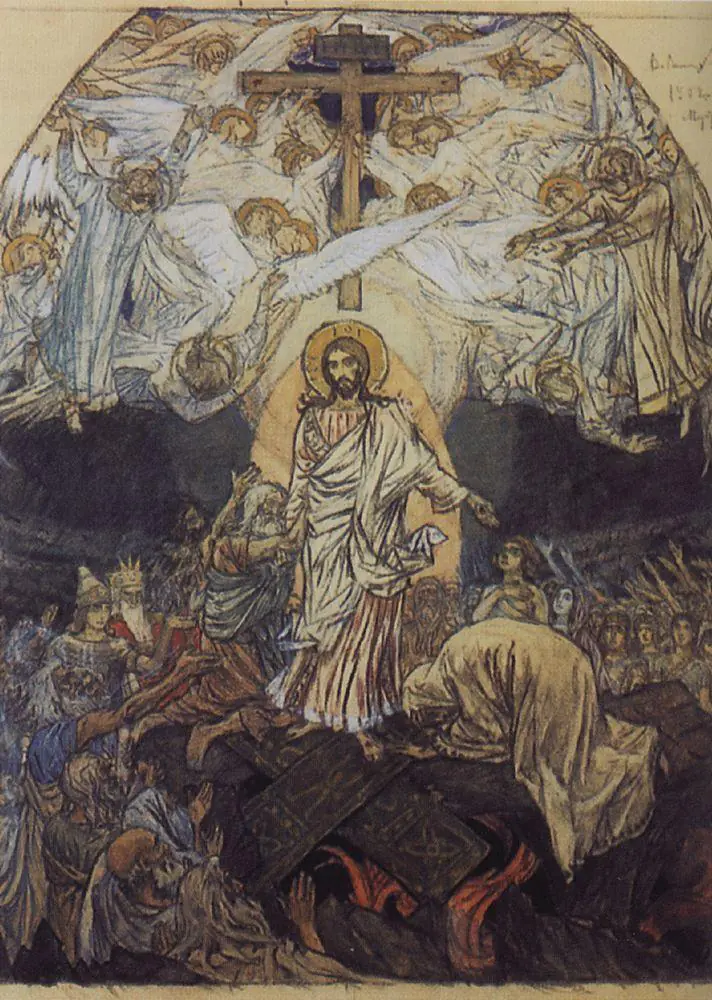 La Descente aux enfers - Viktor Vasnetsov
