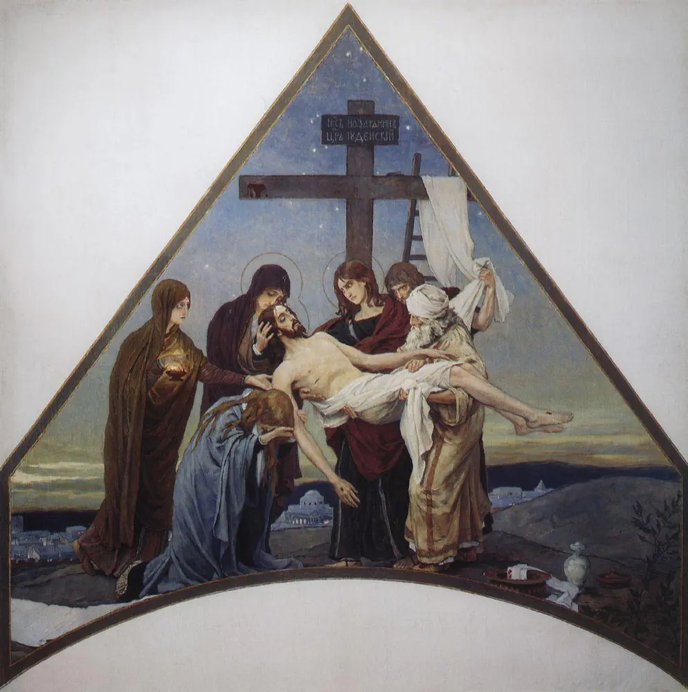 La Descente de croix - Viktor Vasnetsov