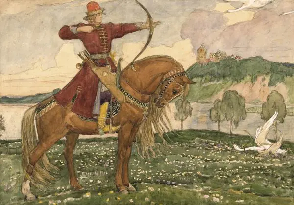 Ivan Tsarévitch et le cygne - Viktor Vasnetsov