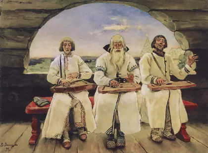 Les Joueurs de gousli - Viktor Vasnetsov