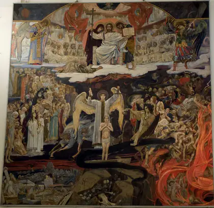 Le Jugement dernier : tableau de 1904 - Viktor Vasnetsov
