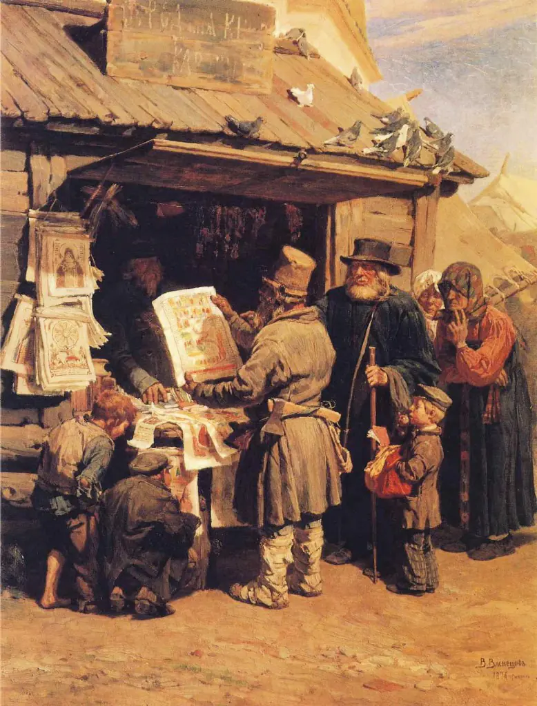 Le Libraire - Viktor Vasnetsov