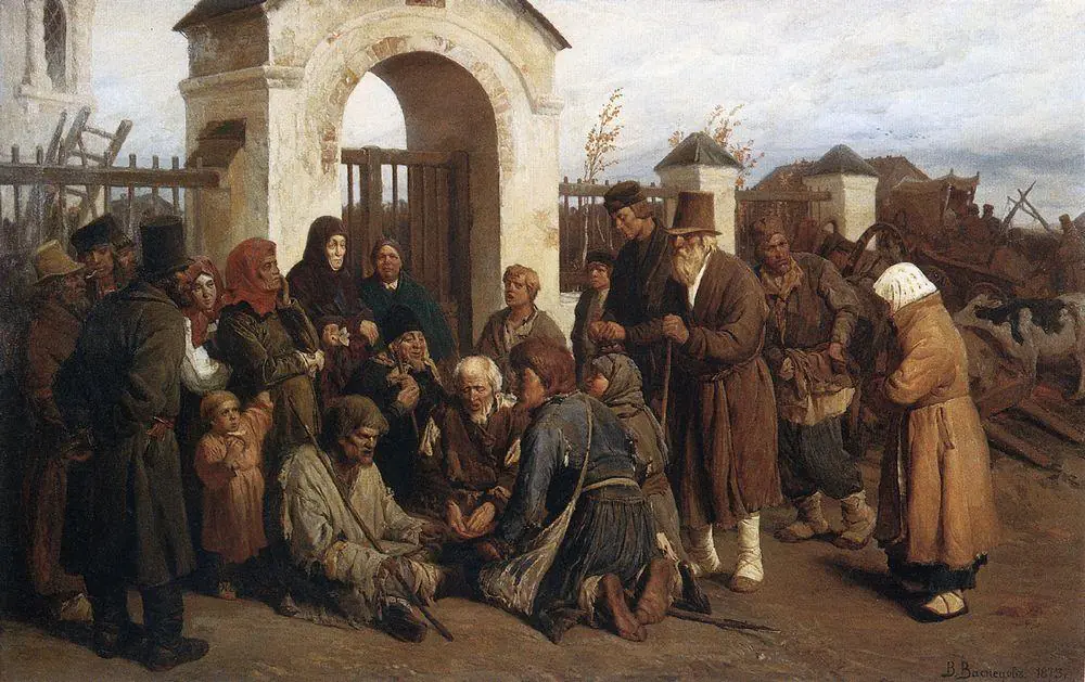 Les Mendiants chanteurs, ou les pèlerins - Viktor Vasnetsov