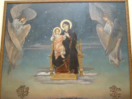 La Mère de Dieu accompagnée d’anges - Viktor Vasnetsov