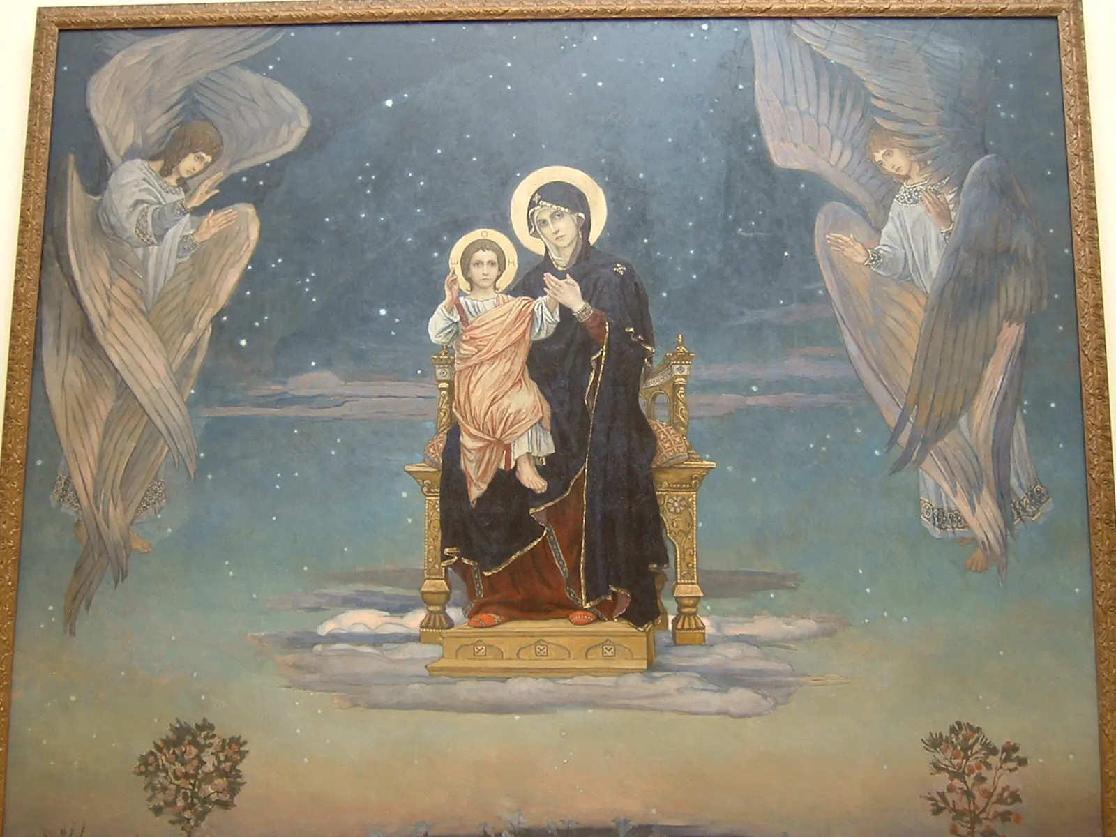 La Mère de Dieu accompagnée d’anges - Viktor Vasnetsov