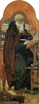 Nestor le chroniqueur - Viktor Vasnetsov