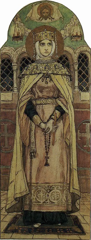 La Princesse Eudoxie - Viktor Vasnetsov