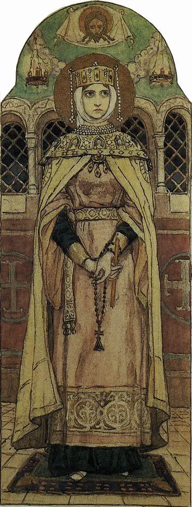 La Princesse Eudoxie - Viktor Vasnetsov