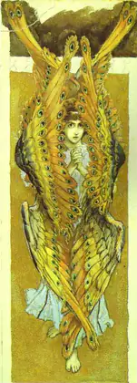 Séraphin : étude à la gouache et à l’aquarelle - Viktor Vasnetsov