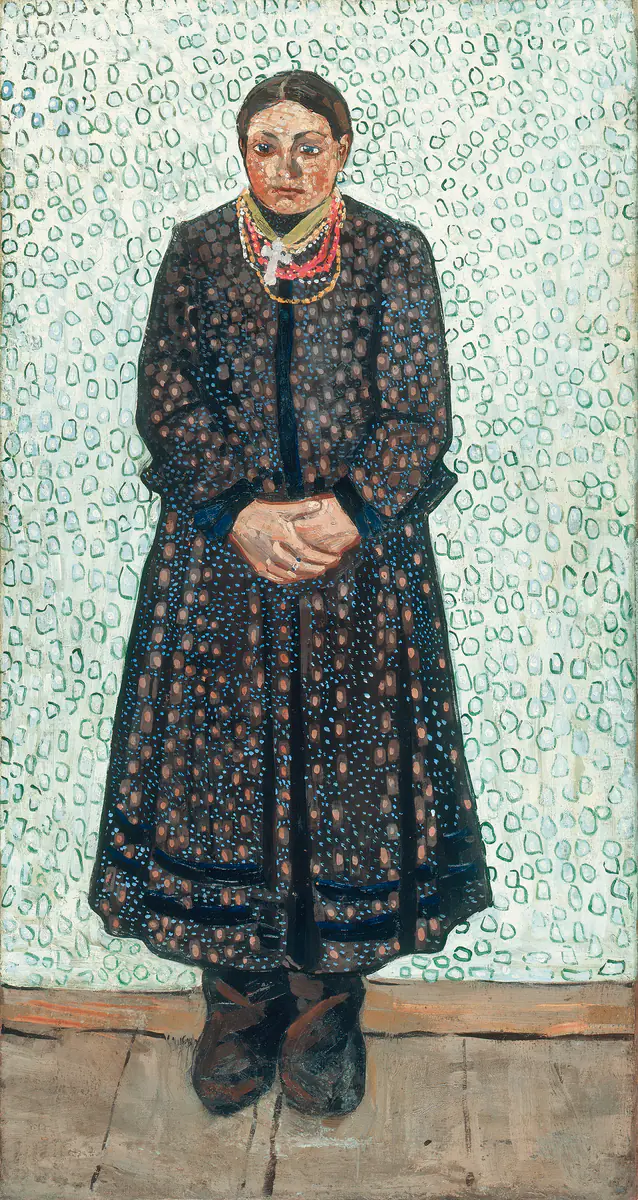 Paysanne ukrainienne - Vladimir Bourliouk