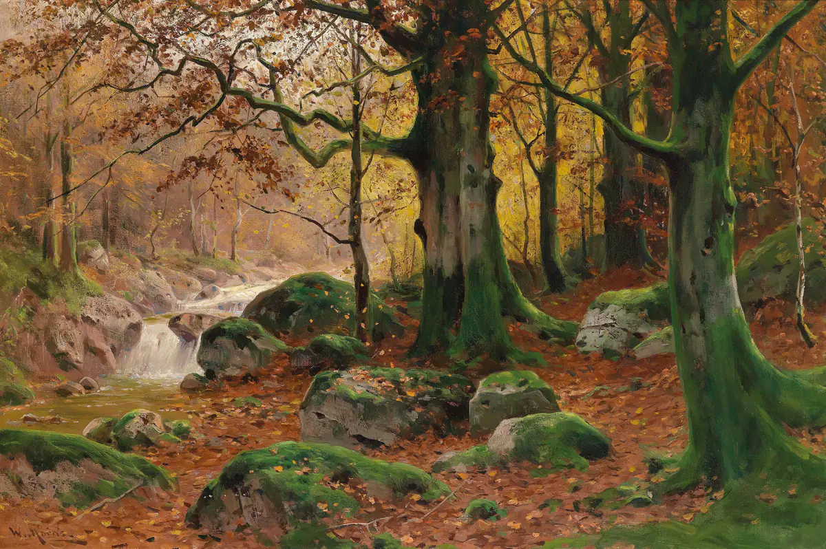 Forêt automnale - Walter Moras