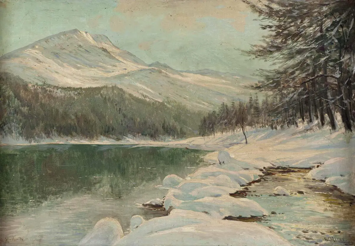 Saint-Moritz 1918 - Walter Moras