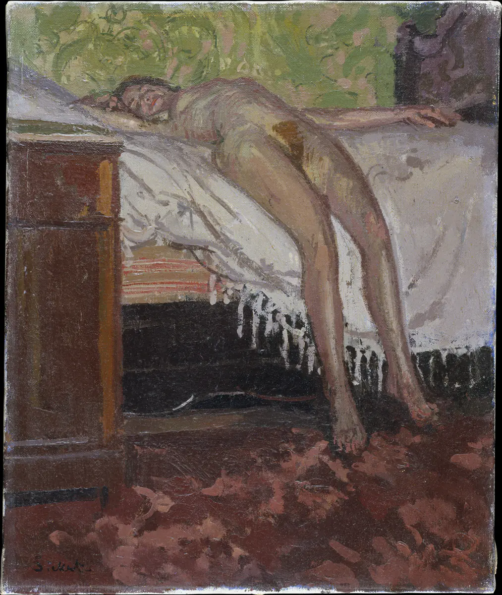 Nu allongé — Thin Adeline - Walter Sickert