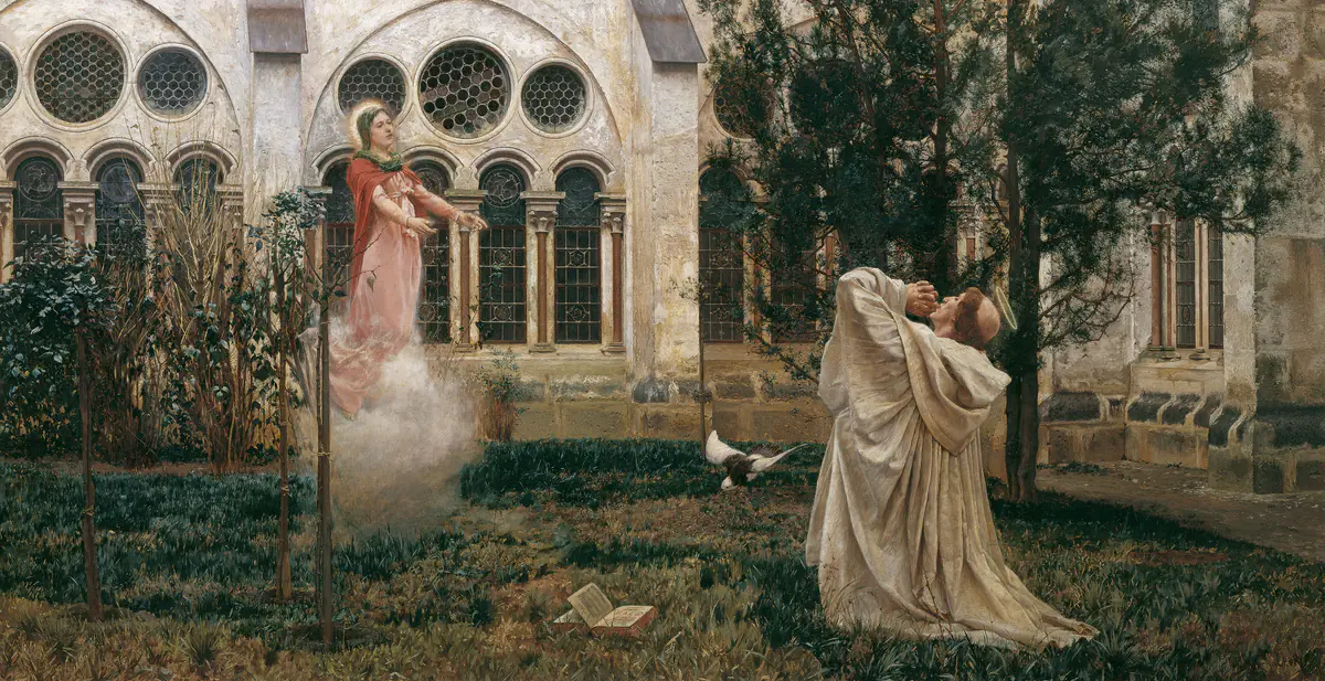 Vision de Saint-Bernard - Wilhelm Bernatzik
