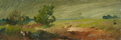 Paysage de Basse-Saxe - Wilhelm Busch
