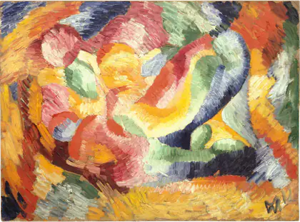 Composition astrale VI - Wilhelm Morgner
