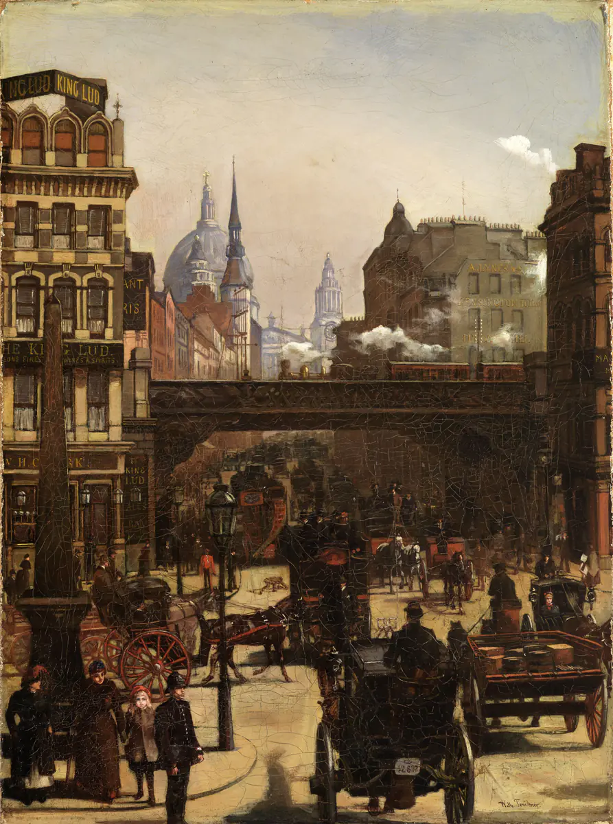 Colline de Ludgate - Wilhelm Trübner