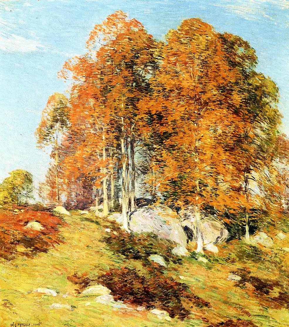 Début d'octobre - Willard Metcalf