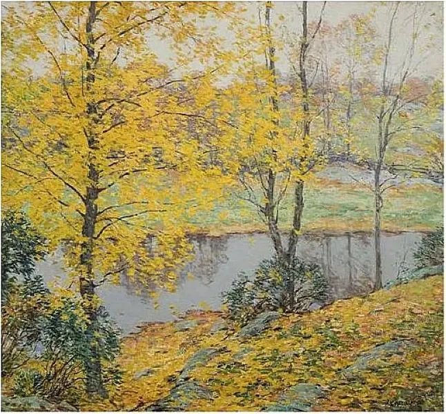 L'écran d'or - Willard Metcalf