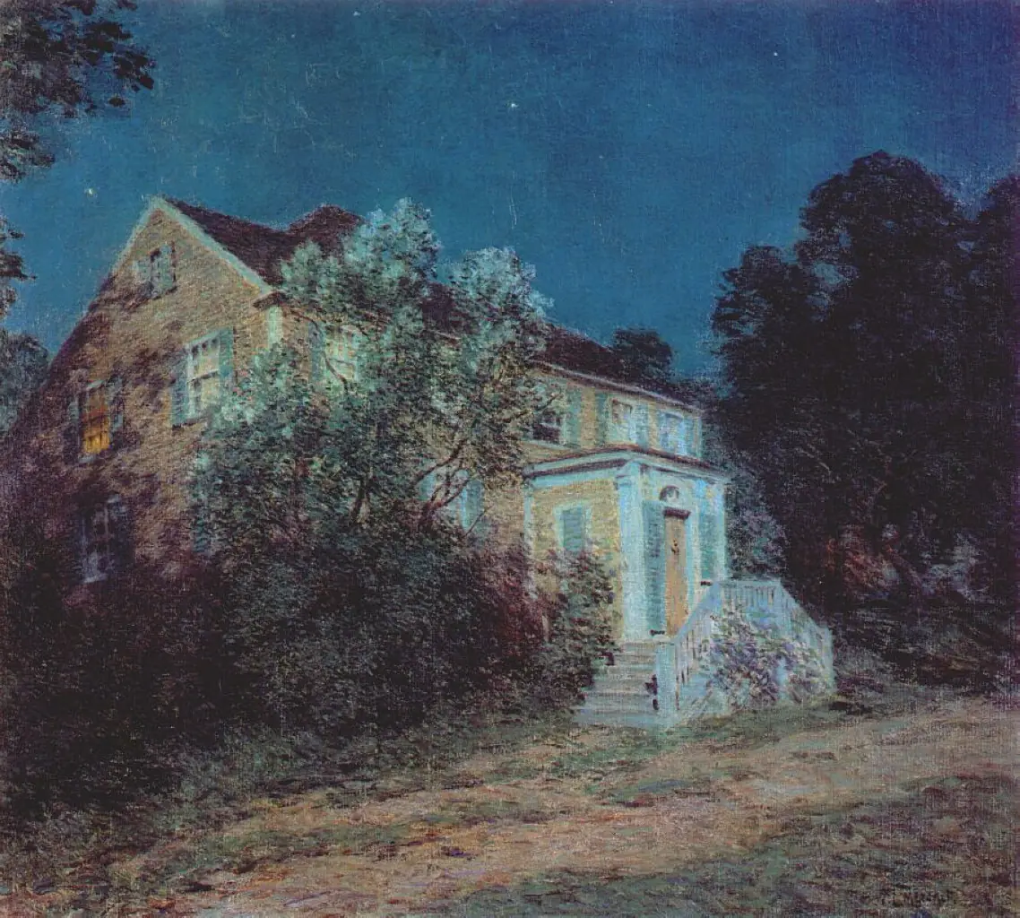 Lilas blancs - Willard Metcalf