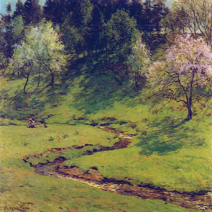 Le temps des fleurs - Willard Metcalf