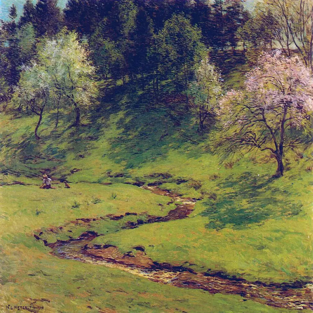 Le temps des fleurs - Willard Metcalf